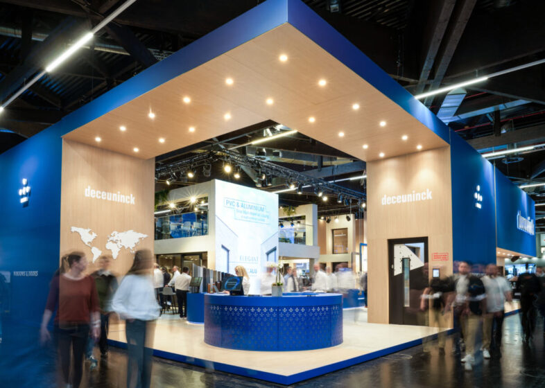 stand van Deceunick op Fensterbau Frontale 2026, ontworpen en gebouwd door Aktual